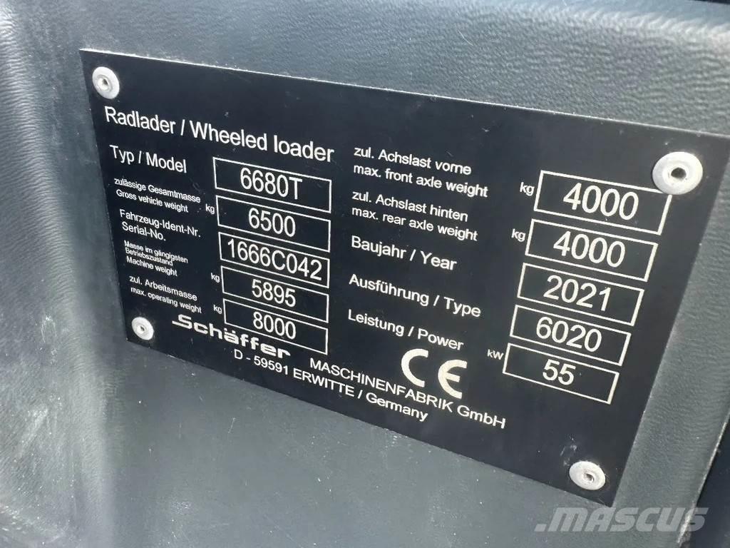 Schäffer 6080T Τηλεσκοπικοί τροχοφόροι φορτωτές