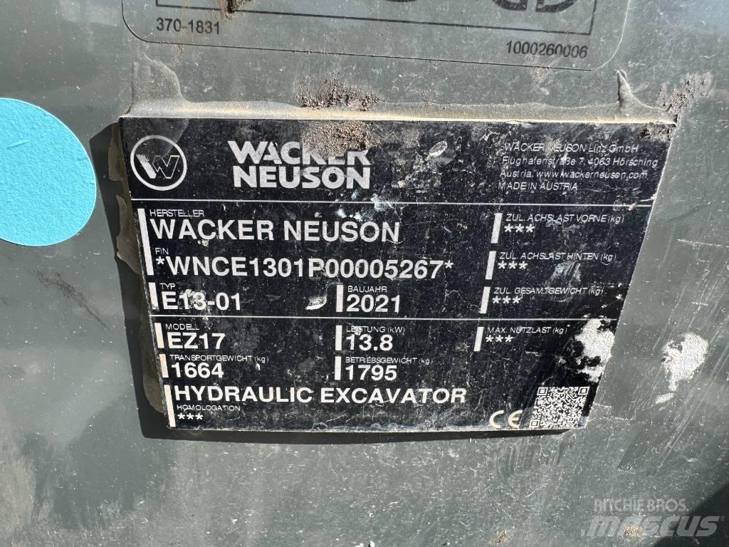 Wacker Neuson EZ17 Εκσκαφείς με ερπύστριες