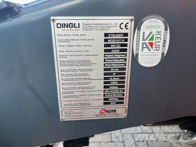 Magni ETBJ 30 RT Ανυψωτήρες με τηλεσκοπικό βραχίονα