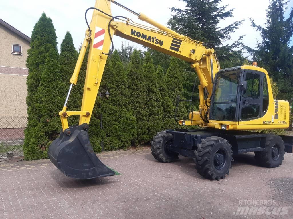 Komatsu PW 130-7 Εκσκαφείς με τροχούς - λάστιχα
