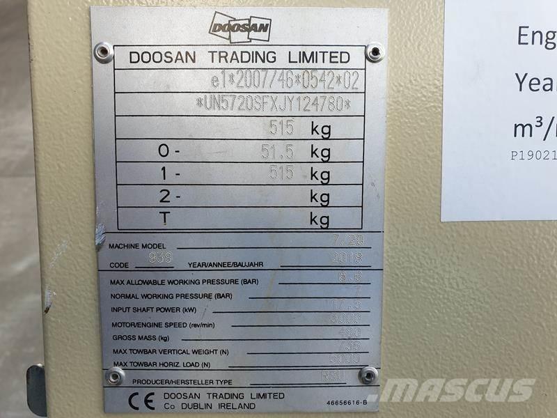 Doosan 7 / 20 Συμπιεστές