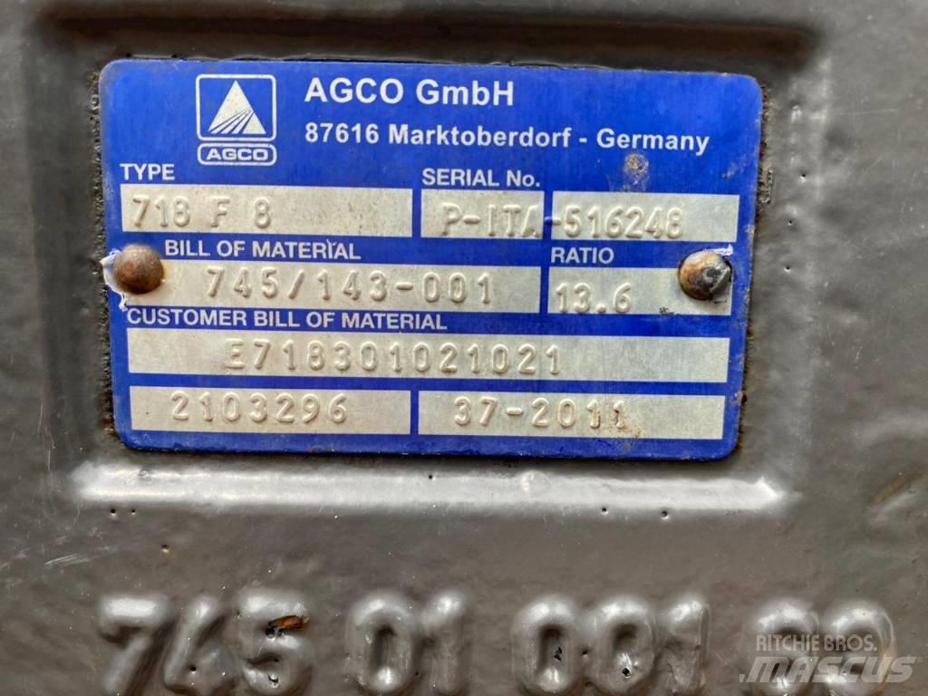 Fendt 820 FRONT AXLE Μετάδοση