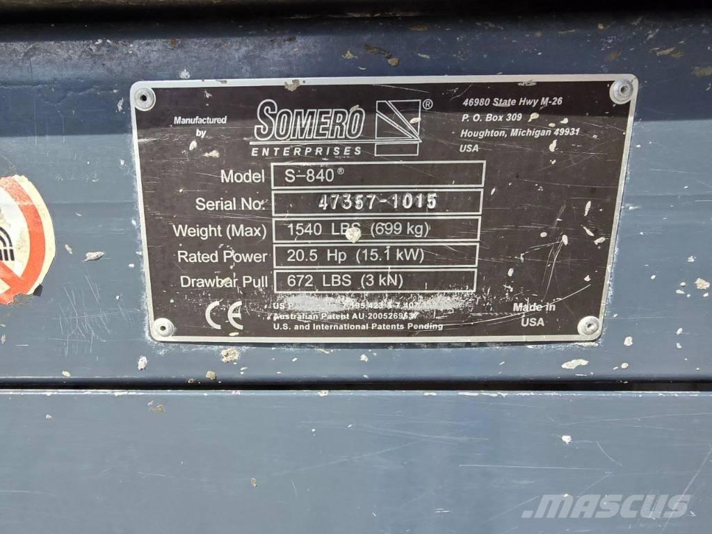 Somero S840 Βραχίονες διανομής σκυροδέματος