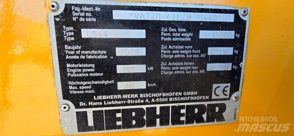 Liebherr L 544 Φορτωτές με λάστιχα (Τροχοφόροι)