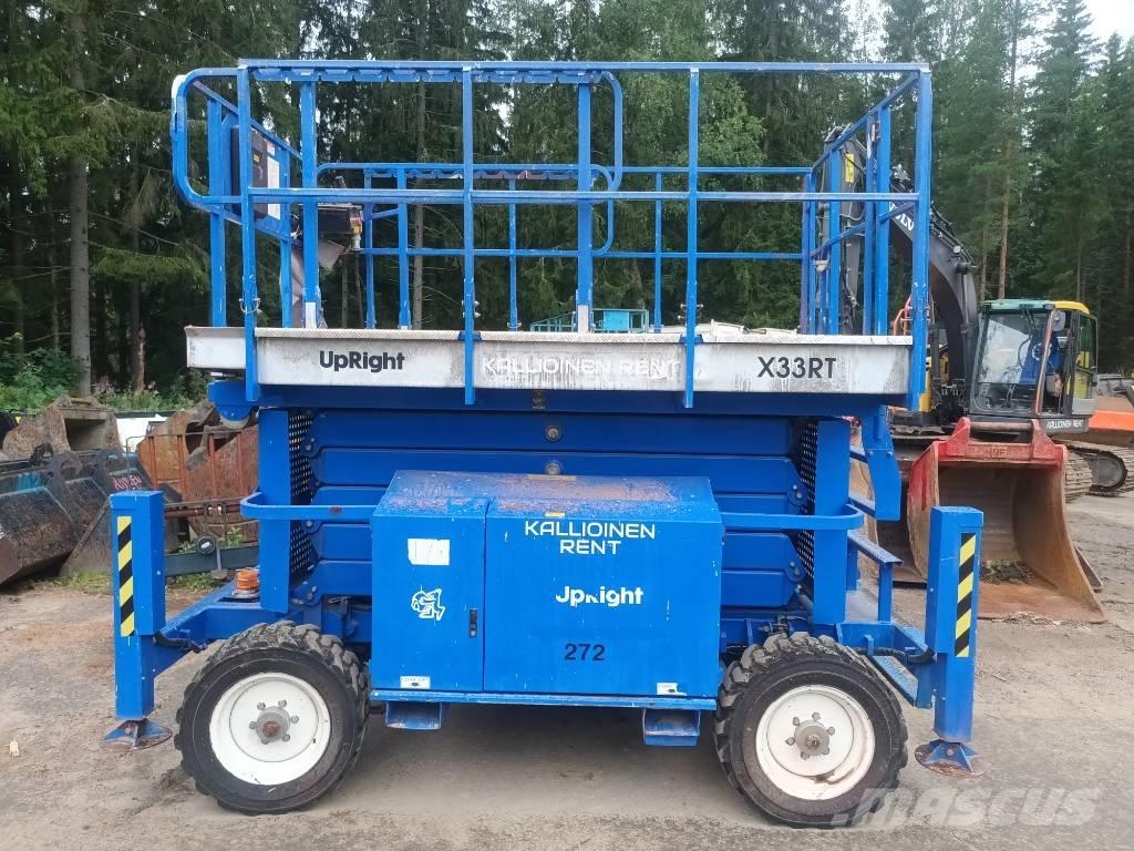 UpRight X33RT Ανυψωτήρες ψαλιδωτής άρθρωσης