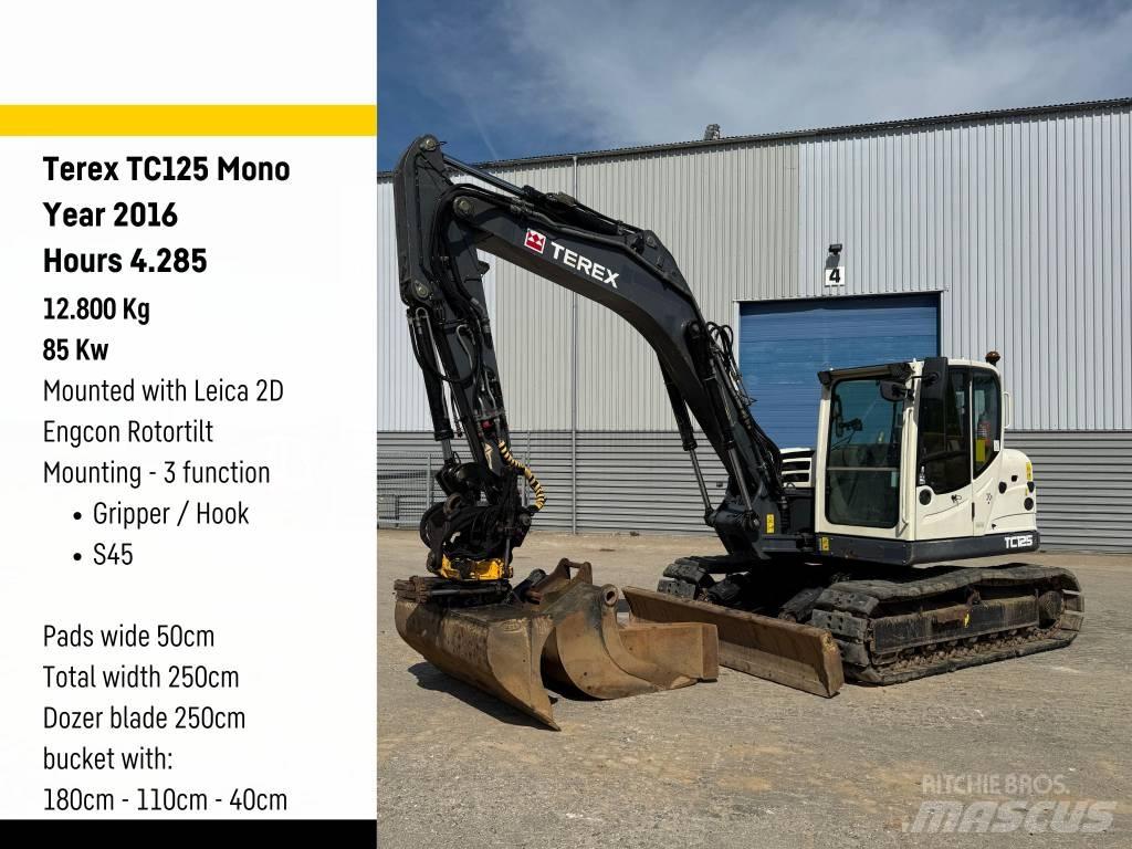 Terex Ecotec TC125 Μίνι εκσκαφείς 7t - 12t