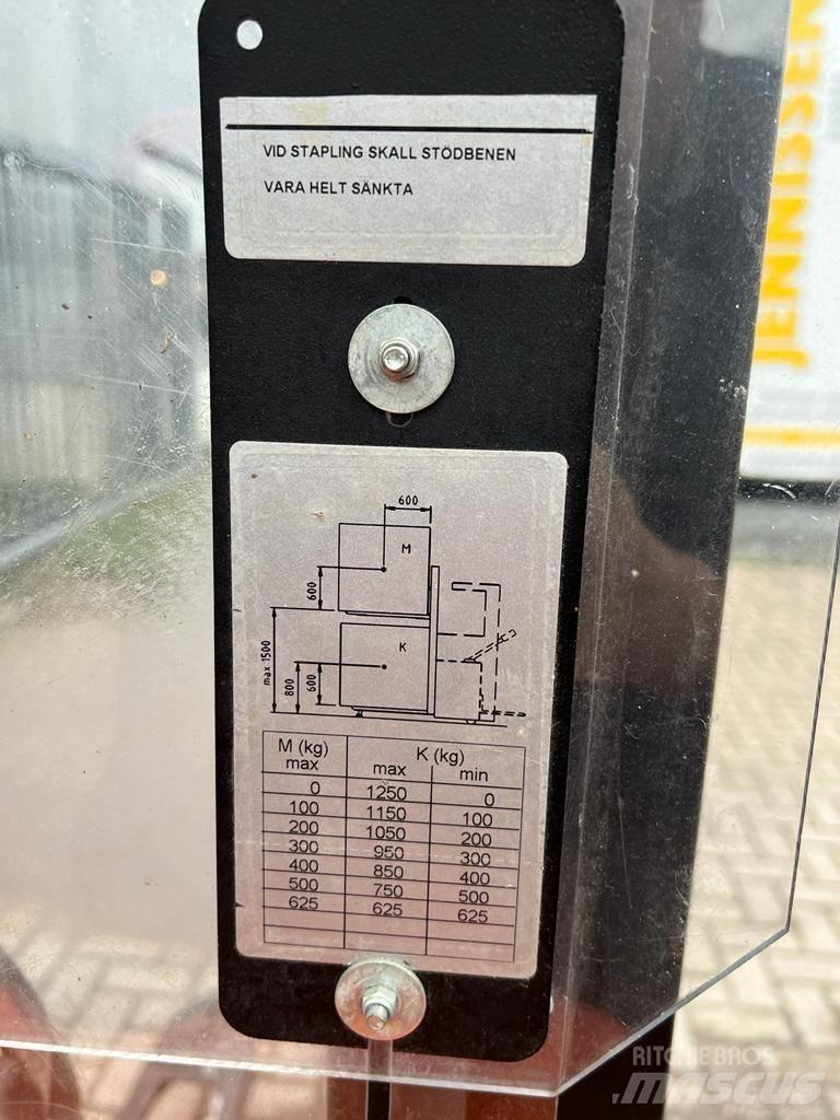 BT SPE 125 Παλετοφόρα πεζού χειριστή με ιστό