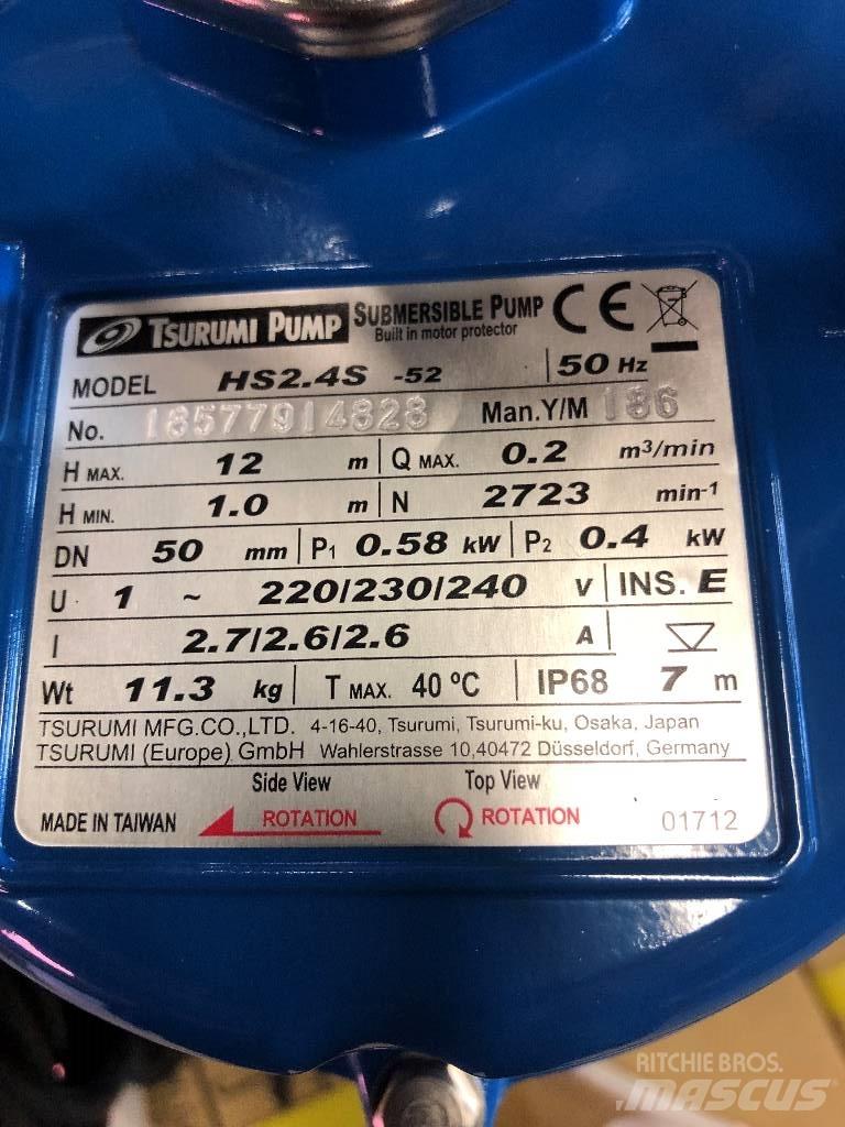Tsurumi HS2.4S-52 Άλλα εξαρτήματα