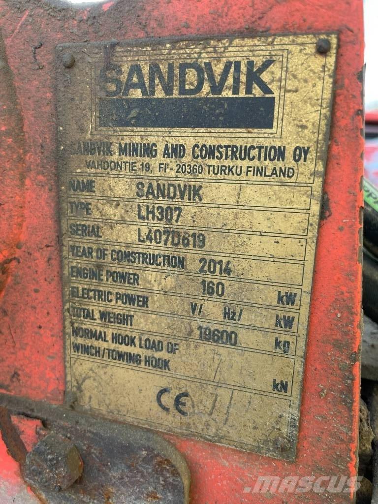 Sandvik LH 307 Υπόγειοι εκσκαφείς-φορτωτές