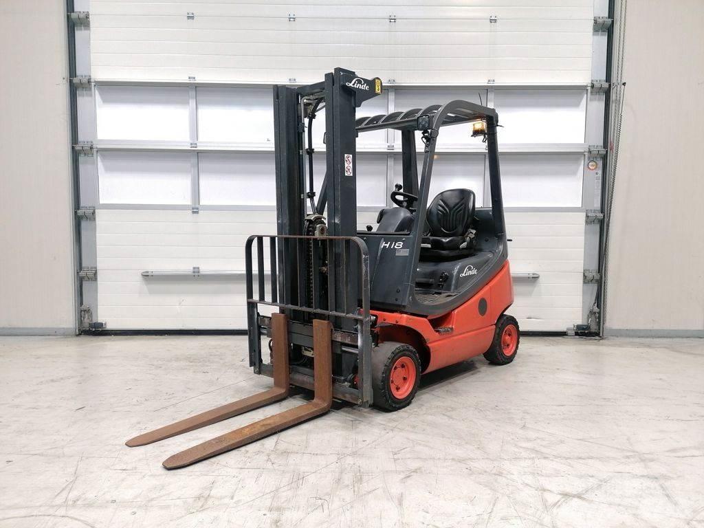 Linde H18T-04 Περονοφόρα ανυψωτικά κλαρκ με φυσικό αέριο LPG