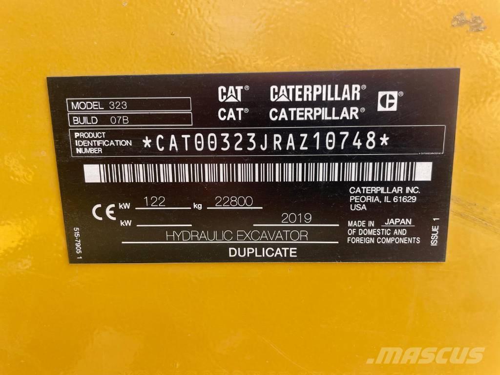 CAT 323NG Εκσκαφείς με ερπύστριες