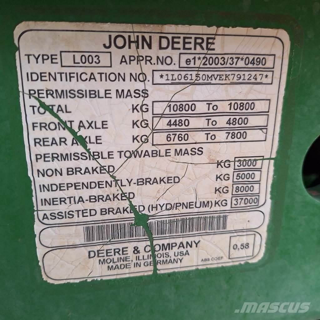 John Deere 6150M Τρακτέρ