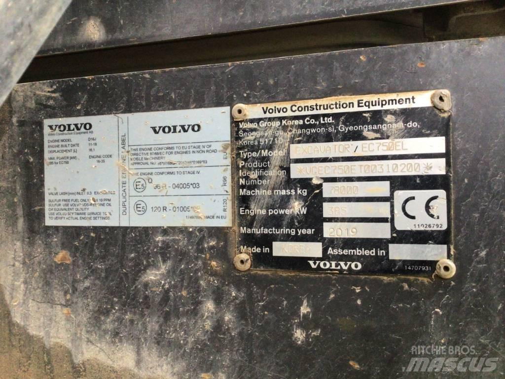 Volvo EC 750 E Εκσκαφείς με ερπύστριες