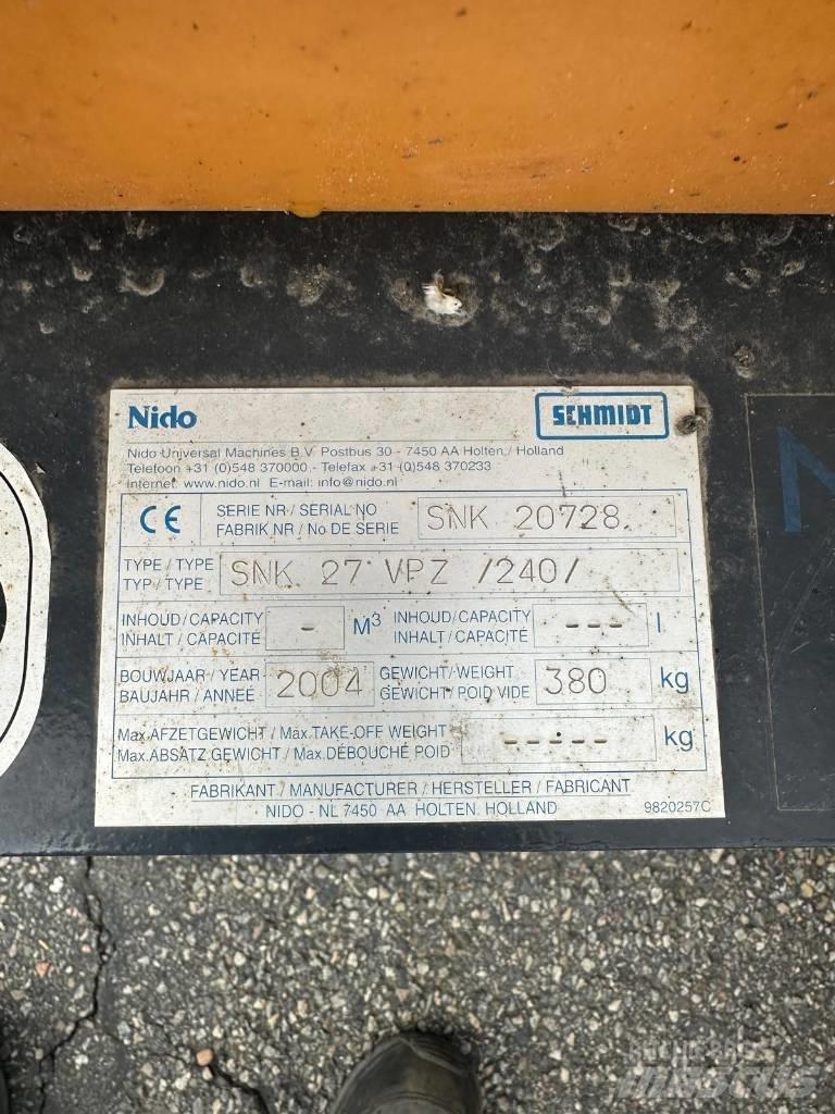 Nido SNK 27 VPZ Εκχιονιστήρες και χιονοδιώχτες