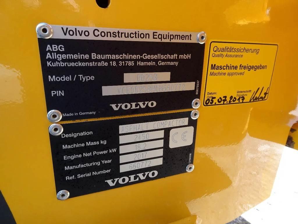 Volvo DD25B Οδοστρωτήρες διπλού κυλίνδρου