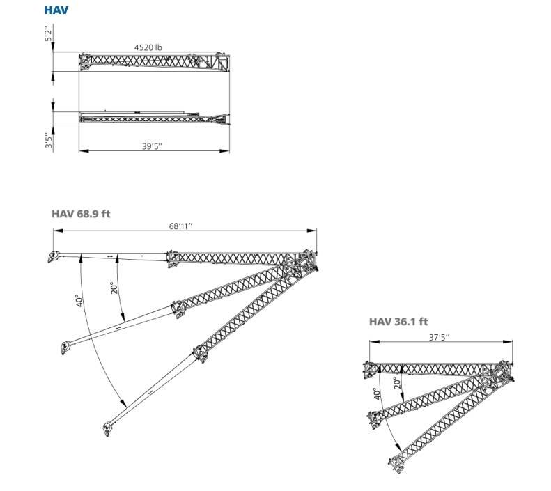 Demag AC 220-5 Εξαρτήματα και εξοπλισμός για γερανούς