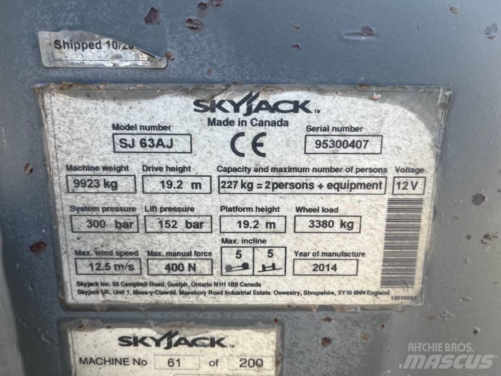 SkyJack SJ 63 AJ Ανυψωτήρες με αρθρωτό βραχίονα