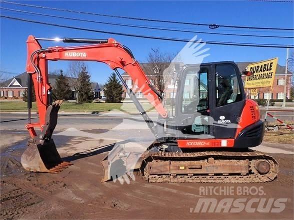Kubota KX080-4 Εκσκαφείς με ερπύστριες