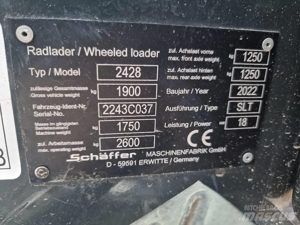 Schäffer 2428 SLT Φορτωτές με λάστιχα (Τροχοφόροι)