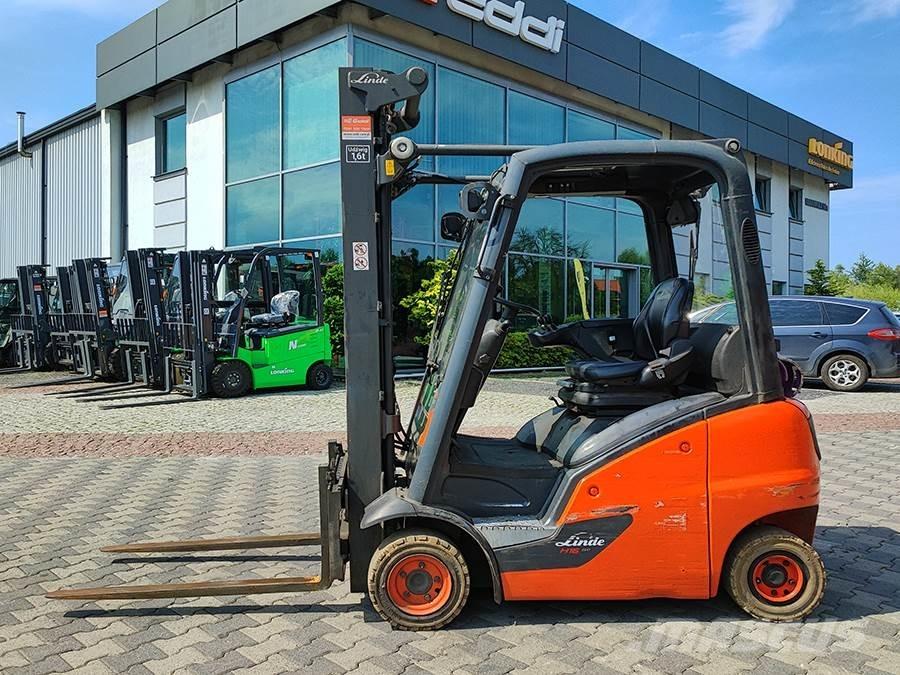 Linde H16T-01 Περονοφόρα ανυψωτικά κλαρκ με φυσικό αέριο LPG