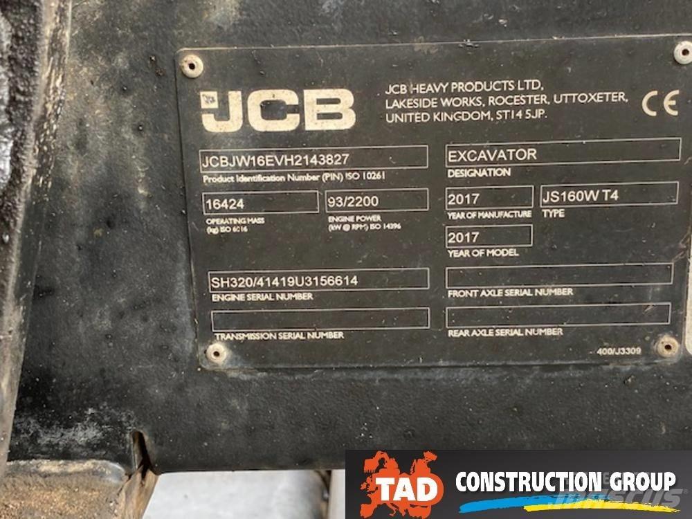 JCB JS 160 W Εκσκαφείς με τροχούς - λάστιχα