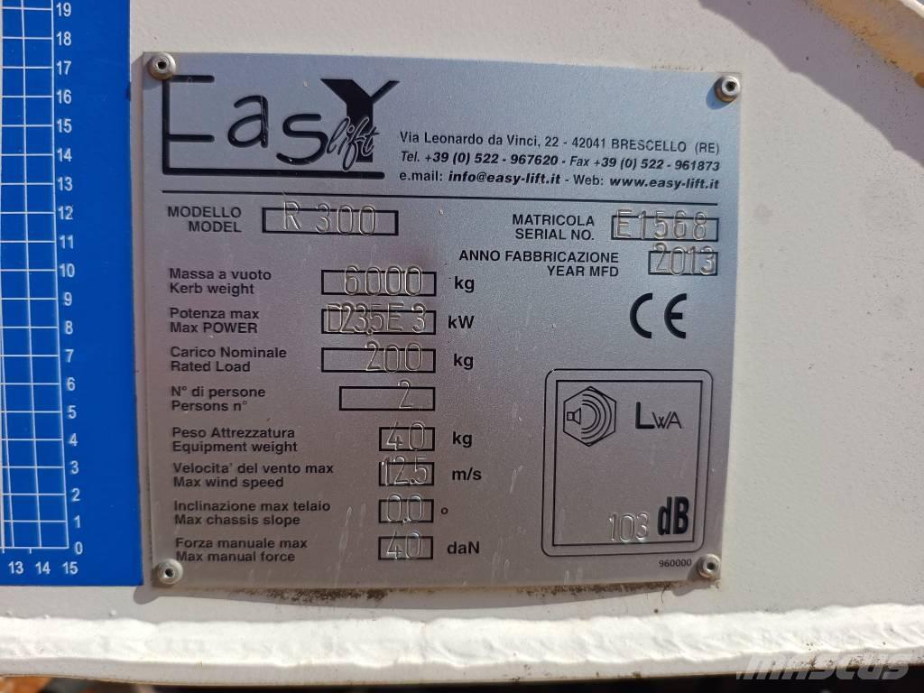EasyLift R 300 Ανυψωτήρες με τηλεσκοπικό βραχίονα
