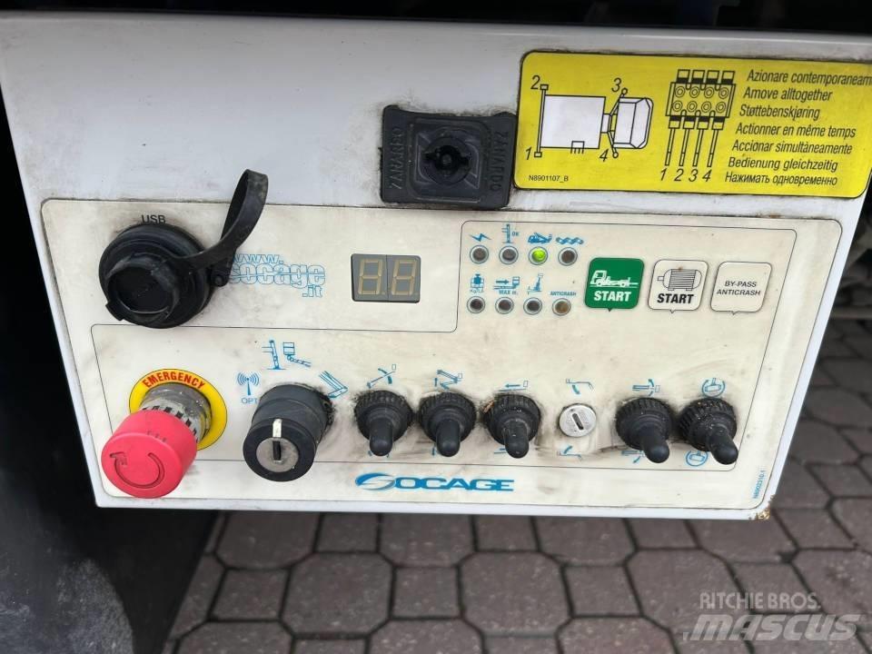 Socage 20D Εναέριες πλατφόρμες τοποθετημένες σε φορτηγό