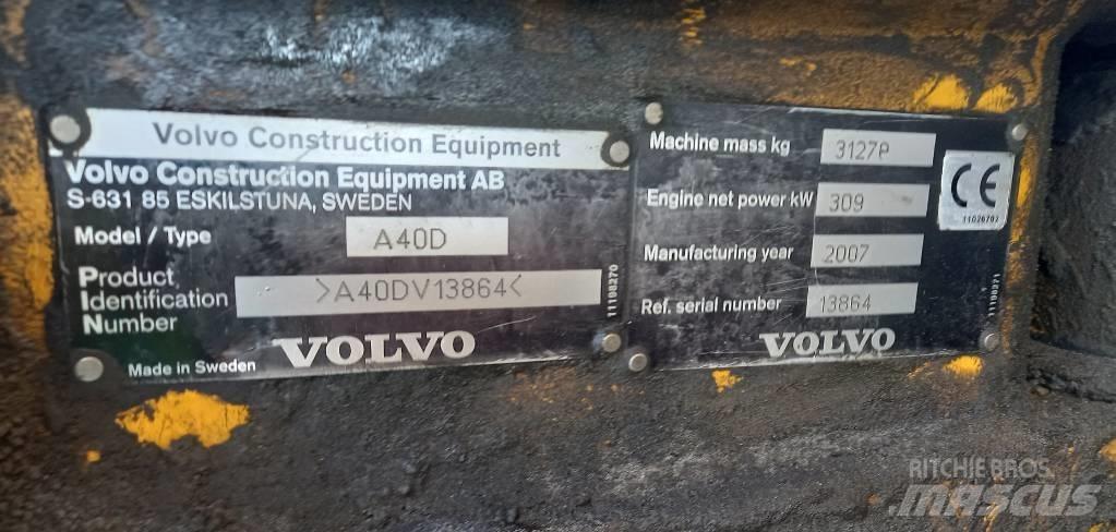 Volvo A 40 D Σπαστό Dump Truck ADT
