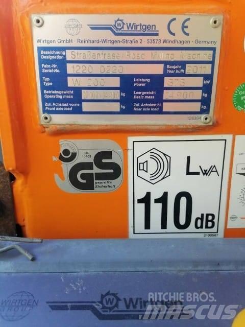 Wirtgen W 200 Επεξεργασίας επίστρωσης ασφάλτου