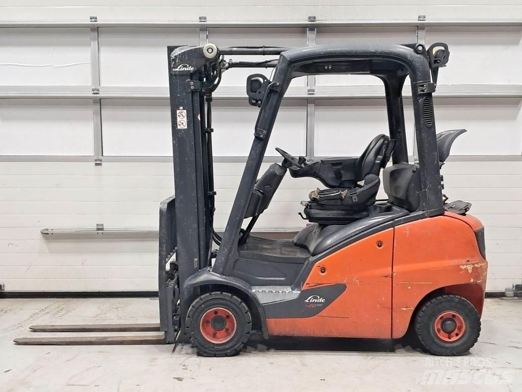 Linde H20T-01 Περονοφόρα ανυψωτικά κλαρκ με φυσικό αέριο LPG