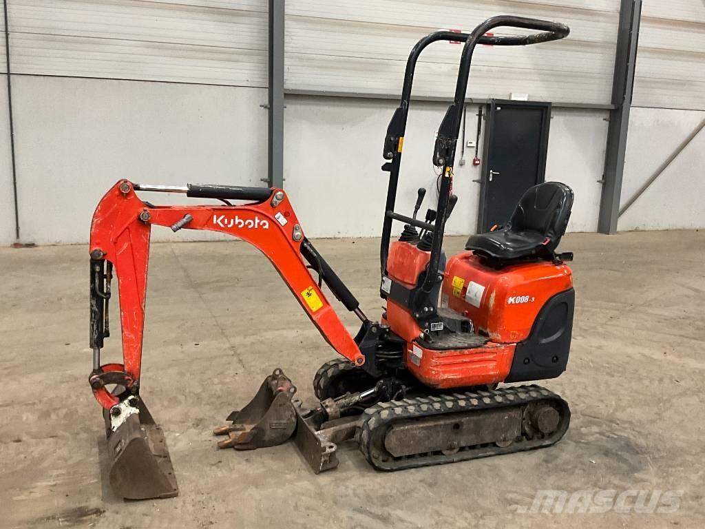 Kubota K 008-3 Εκσκαφάκι (διαβολάκι) < 7t