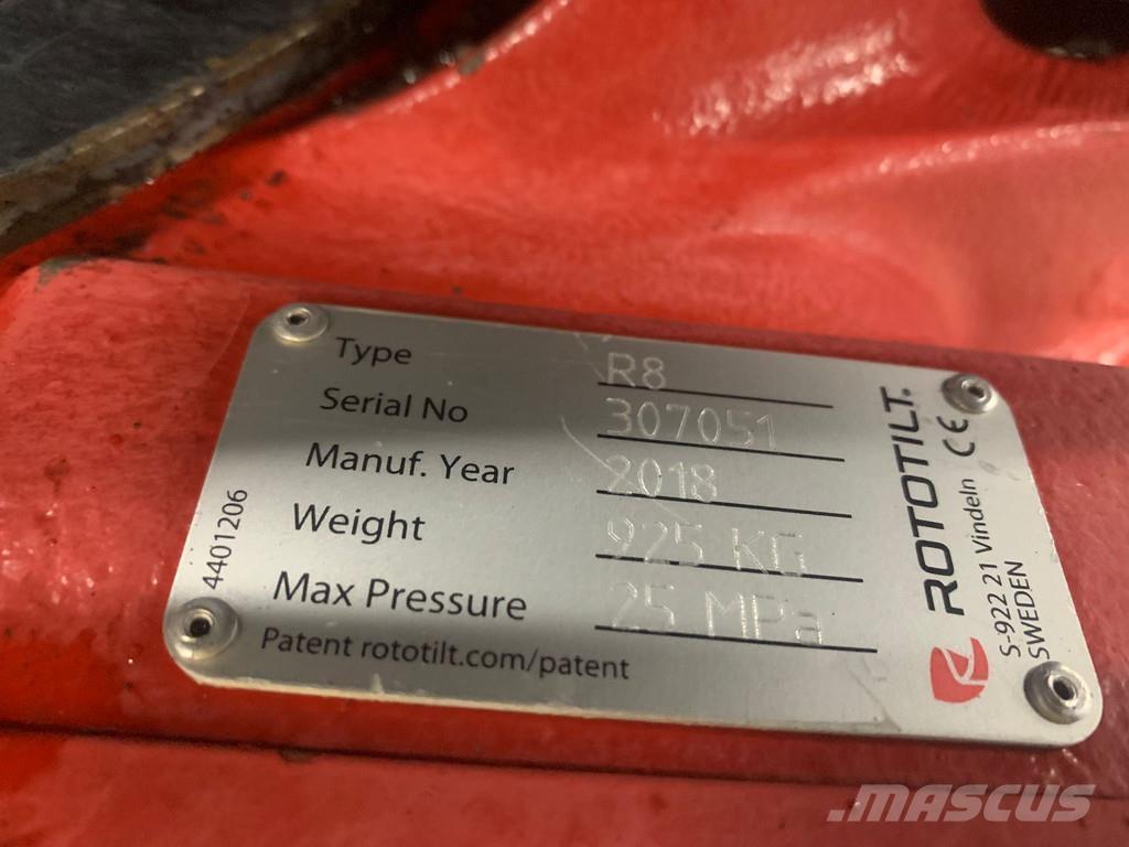 Rototilt R8 Ταχυσύνδεσμοι