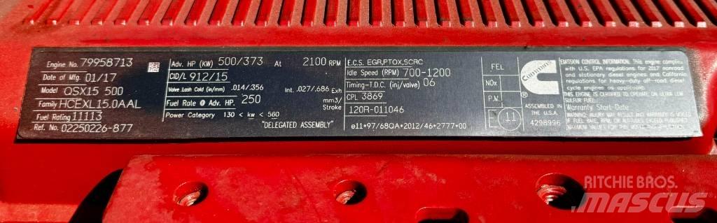 Cummins QSX15 Κατασκευές - Άλλα