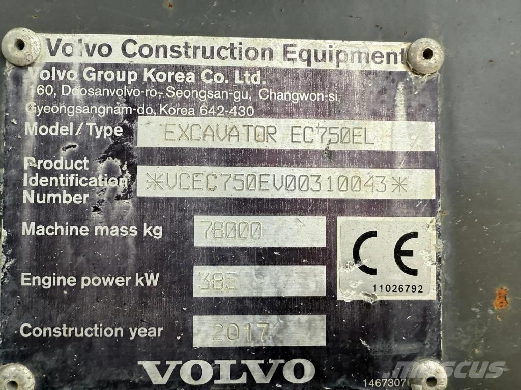 Volvo EC 750 EL Εκσκαφείς με ερπύστριες