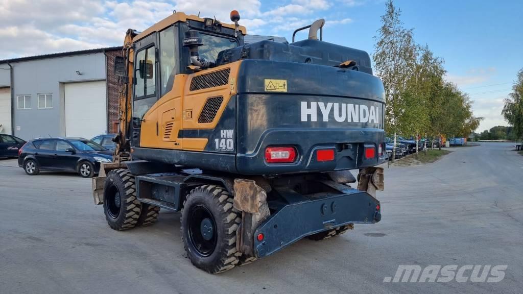 Hyundai HW 140 Εκσκαφείς με τροχούς - λάστιχα