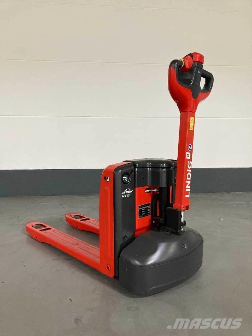 Linde MT15 ION Παλετοφόρα πεζού χειριστή με ιστό