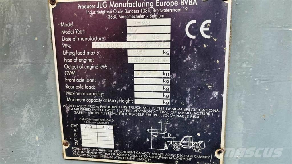 JLG 3508 Τηλεσκοπικοί ανυψωτές