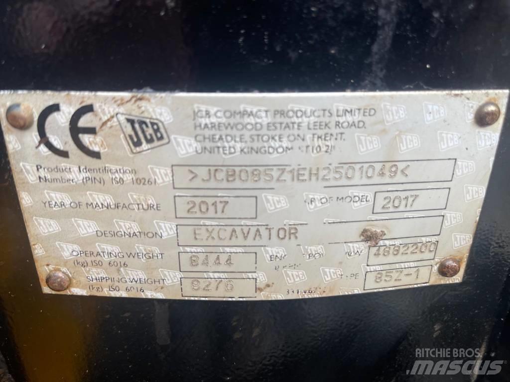 JCB 85 Z Μίνι εκσκαφείς 7t - 12t