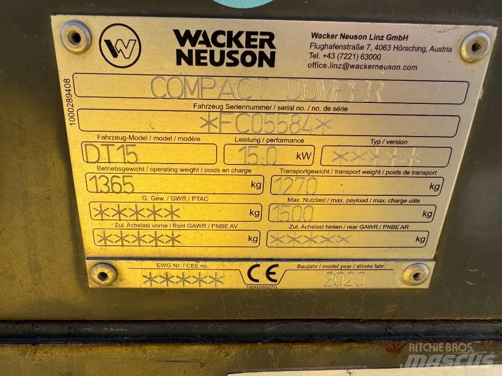 Wacker Neuson DT15 Ερπυστριοφόρα Dumpers - Ντάμπερ