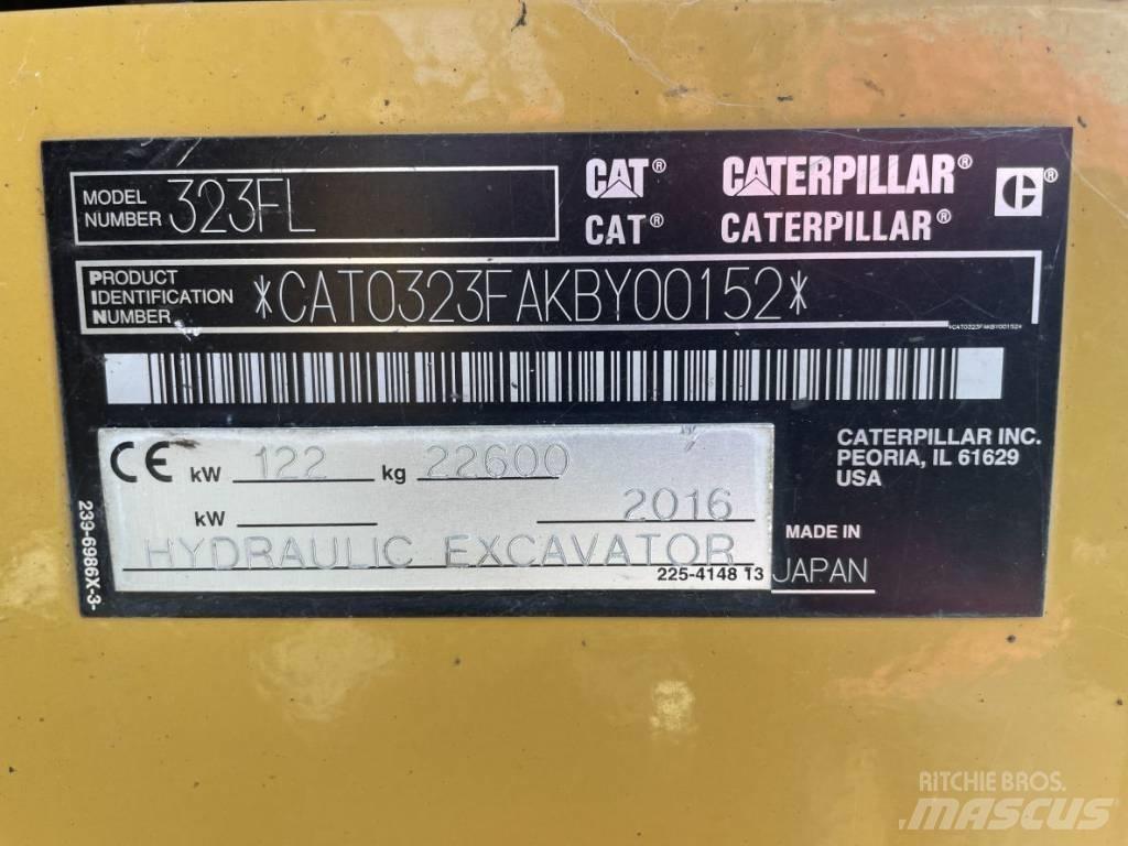 CAT 323F L Εκσκαφείς με ερπύστριες