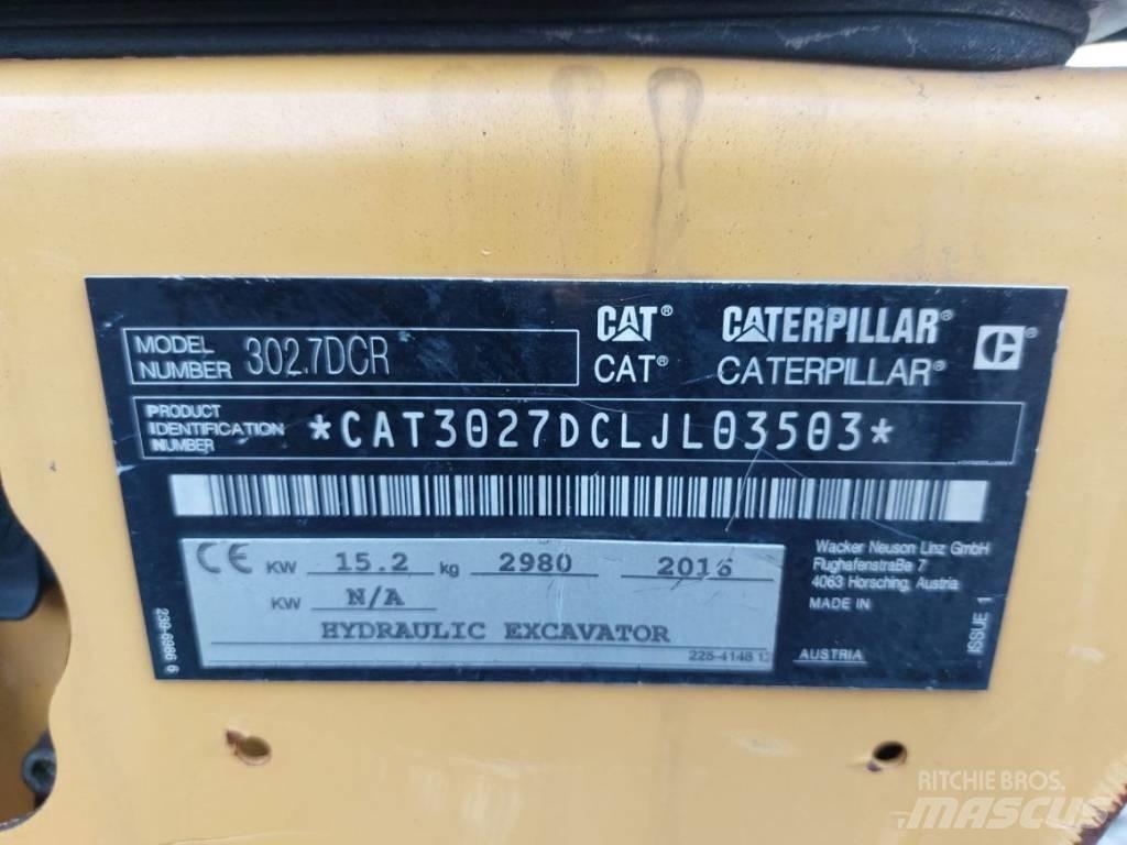 CAT 302.7 D CR Εκσκαφάκι (διαβολάκι) < 7t