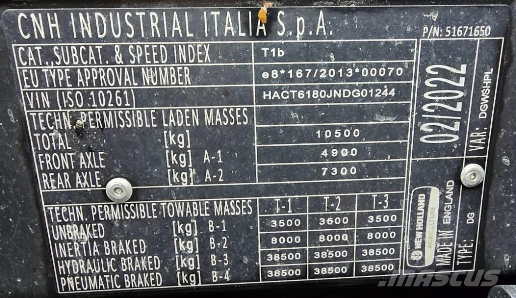 New Holland T 6.180 Τρακτέρ