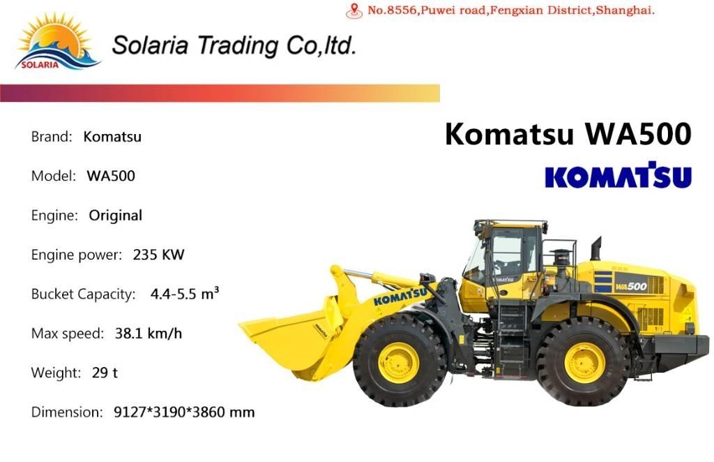 Komatsu WA 500 Φορτωτές με λάστιχα (Τροχοφόροι)