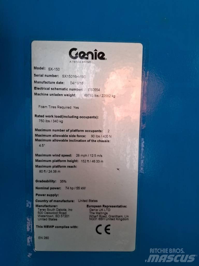 Genie SX 150 Ανυψωτήρες με τηλεσκοπικό βραχίονα