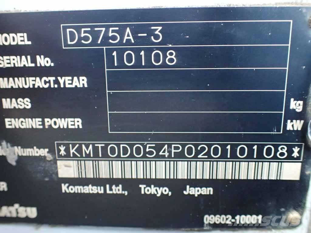 Komatsu D 575 A-3 Μπουλντόζες με ερπύστριες