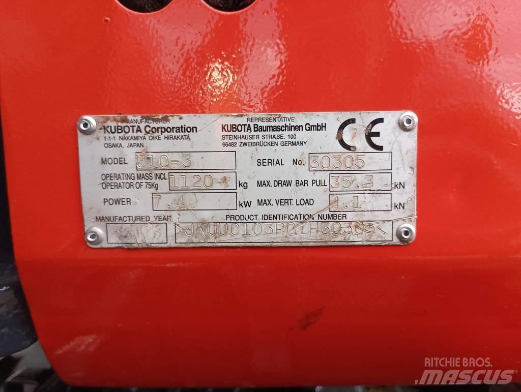 Kubota U 10 Εκσκαφάκι (διαβολάκι) < 7t