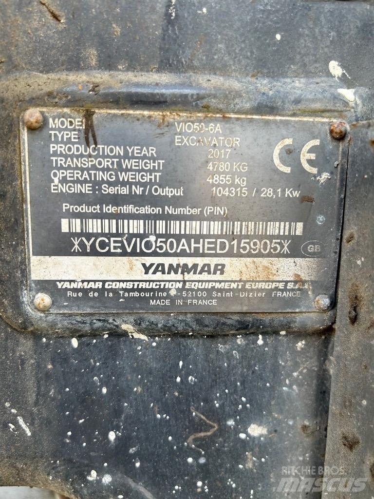 Yanmar VI050 - 6A Εκσκαφάκι (διαβολάκι) < 7t