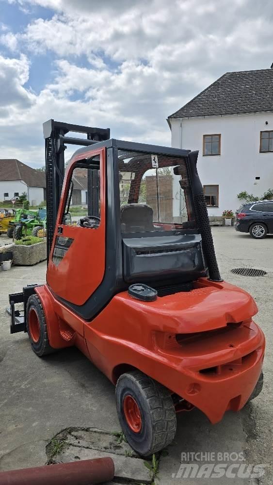 Linde H35D Stapler Παλετοφόρα πεζού χειριστή με ιστό