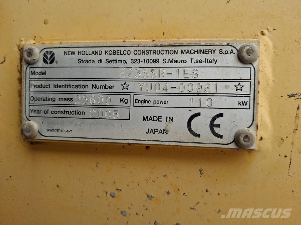 New Holland E 235 SR Εκσκαφείς με ερπύστριες