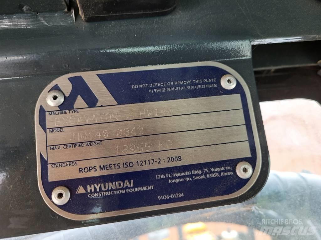 Hyundai HW 140 Γερανοί ανώμαλου εδάφους
